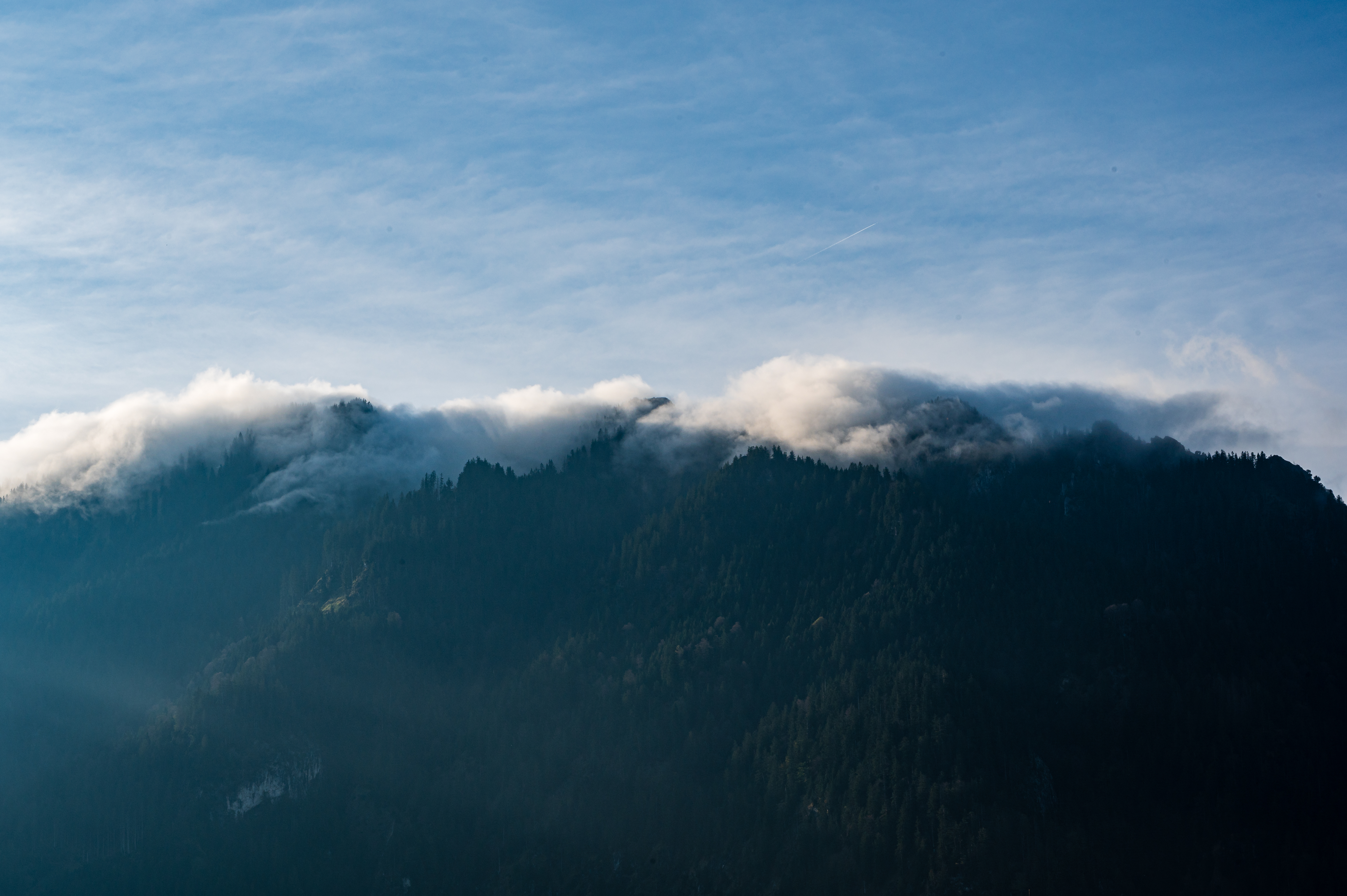 Blick vom Hotel Wittelsbach auf den Kofel